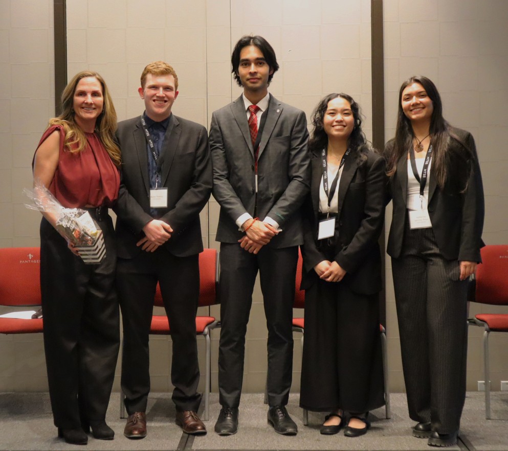 Juanita Dickson receiving the HTM Industry Award 2025-2026 from HTSS committee