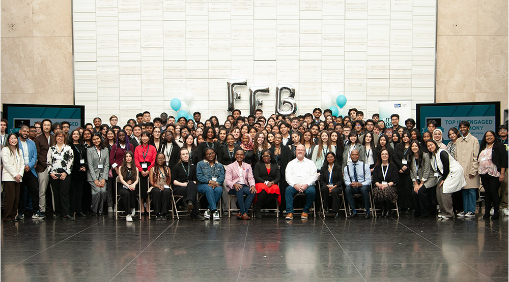 Fit for Business Top 10% Engaged Ceremony 2025 - all attendees in a group photo