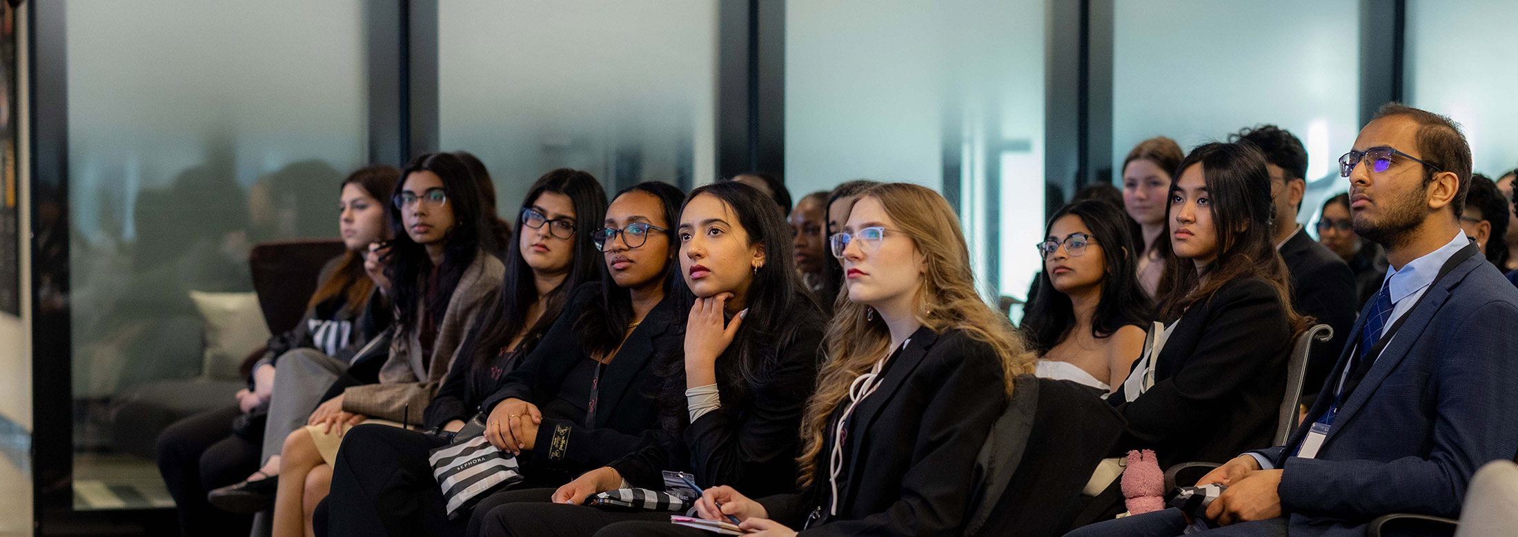 students attending a presentation at TRMC day