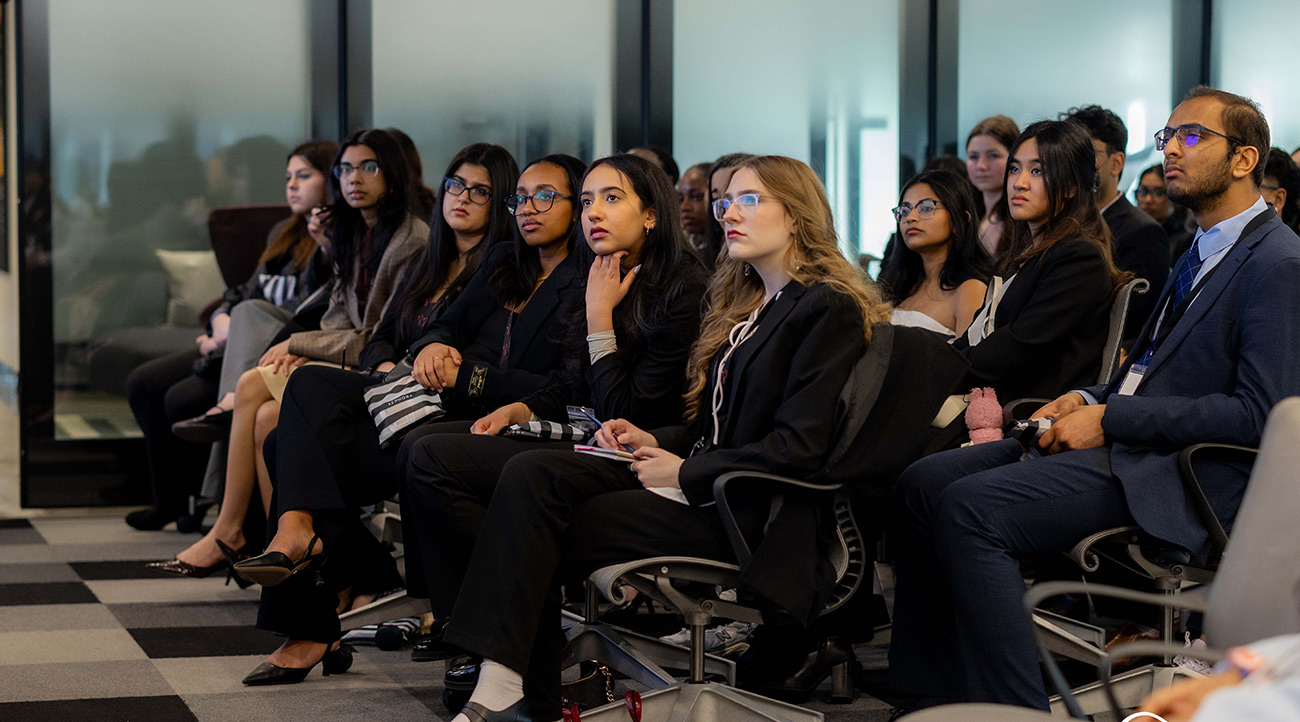 students attending a presentation at TRMC day