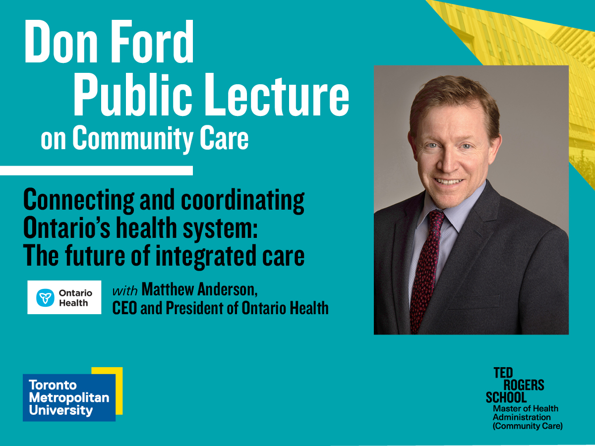 Don Ford Lecture on Community Care with Matthew Anderson
