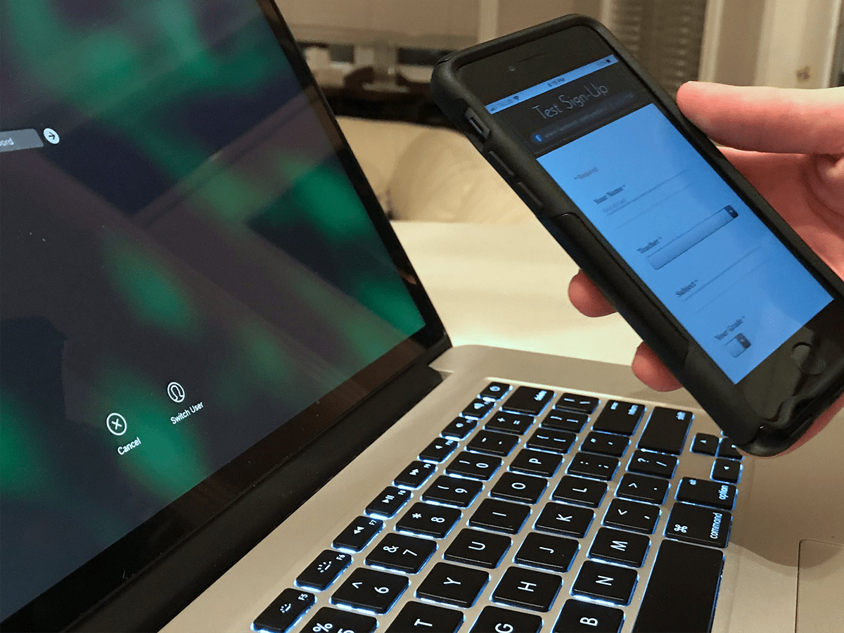 Test Registration Process