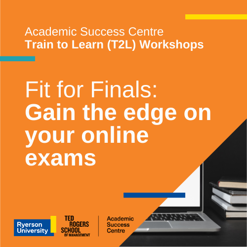 Fit for Finals: Gain the edge on your online exams