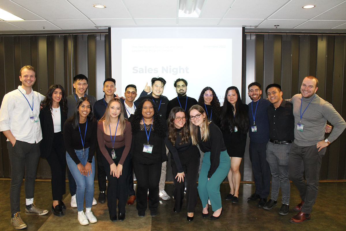 Ted Rogers Sales Leadership Program competition group members