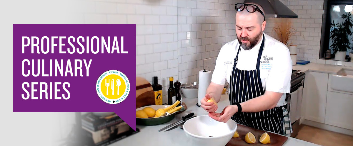 Chef Tommy in the kitchen