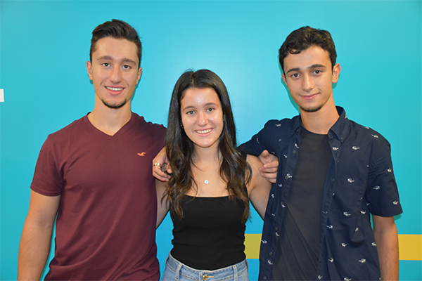 Patrice, Andreas and Nicholas Dimopoulos