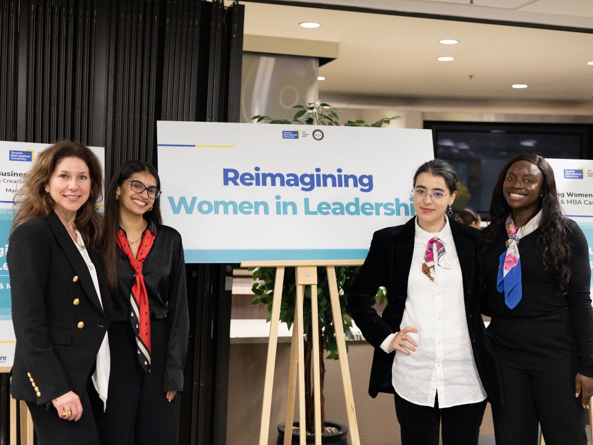 Ted Rogers MBA students at RWIL event