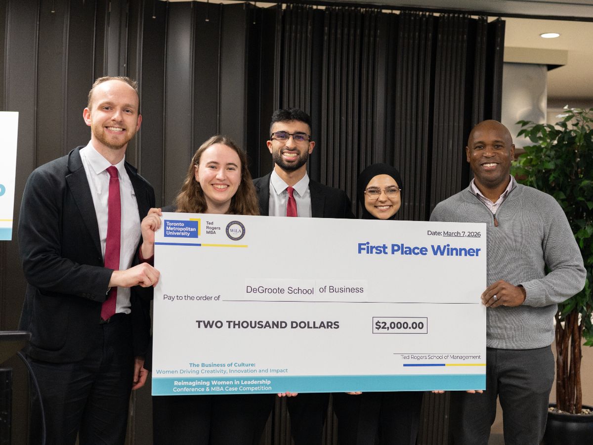 RWIL 2026 winning case competition team