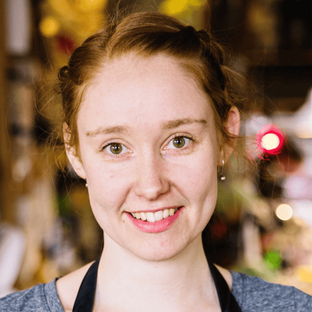 Woman smiling
