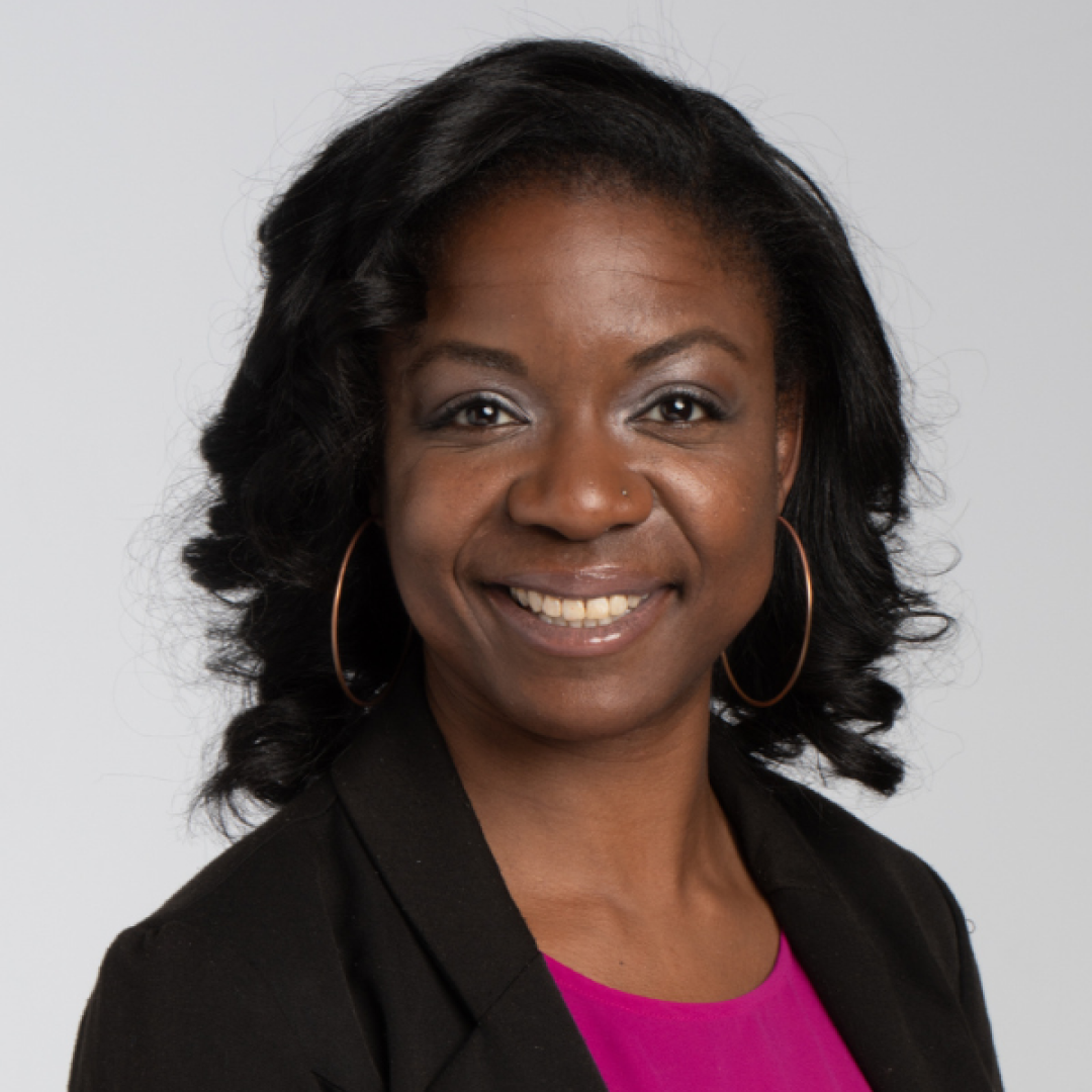 Woman smiling