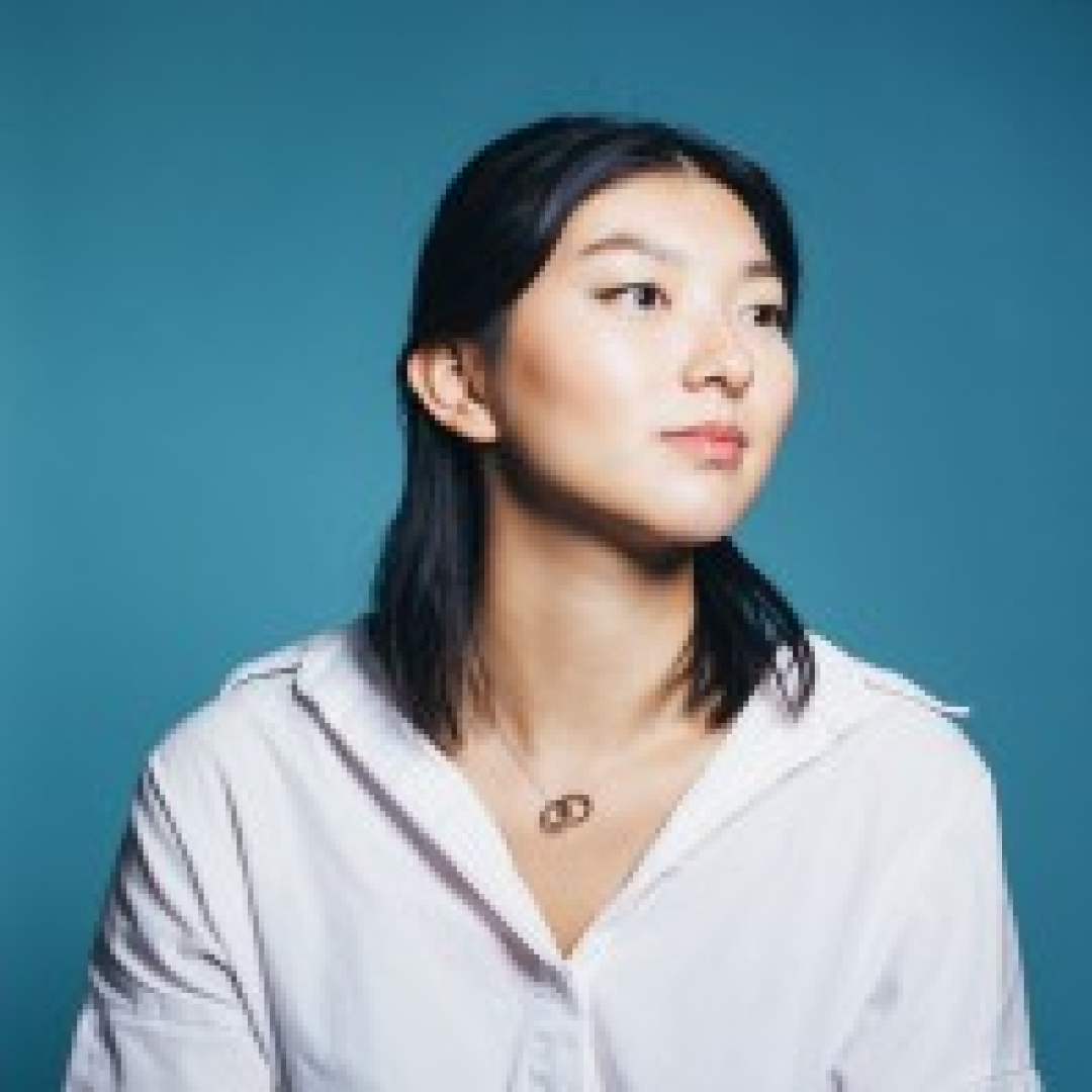 Woman smiling