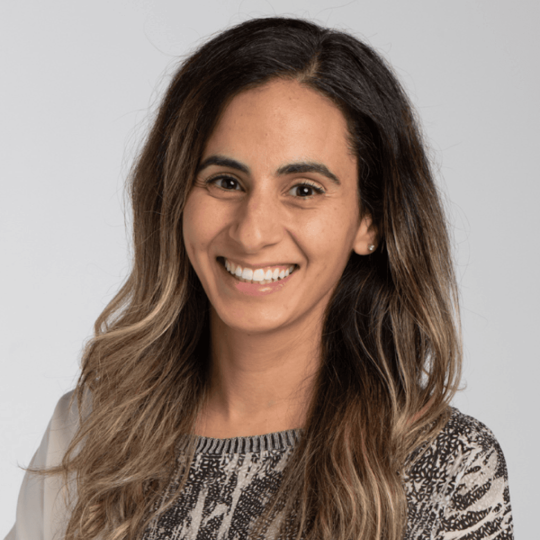 Woman smiling
