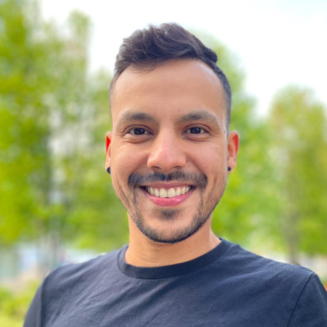 Man smiling