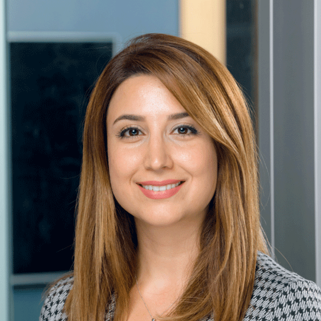 Woman smiling