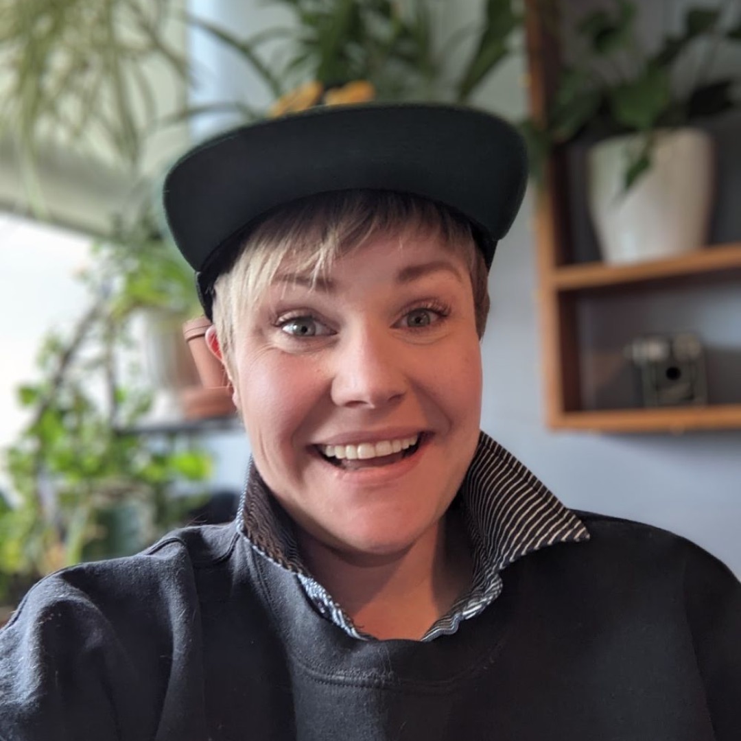 Woman smiling