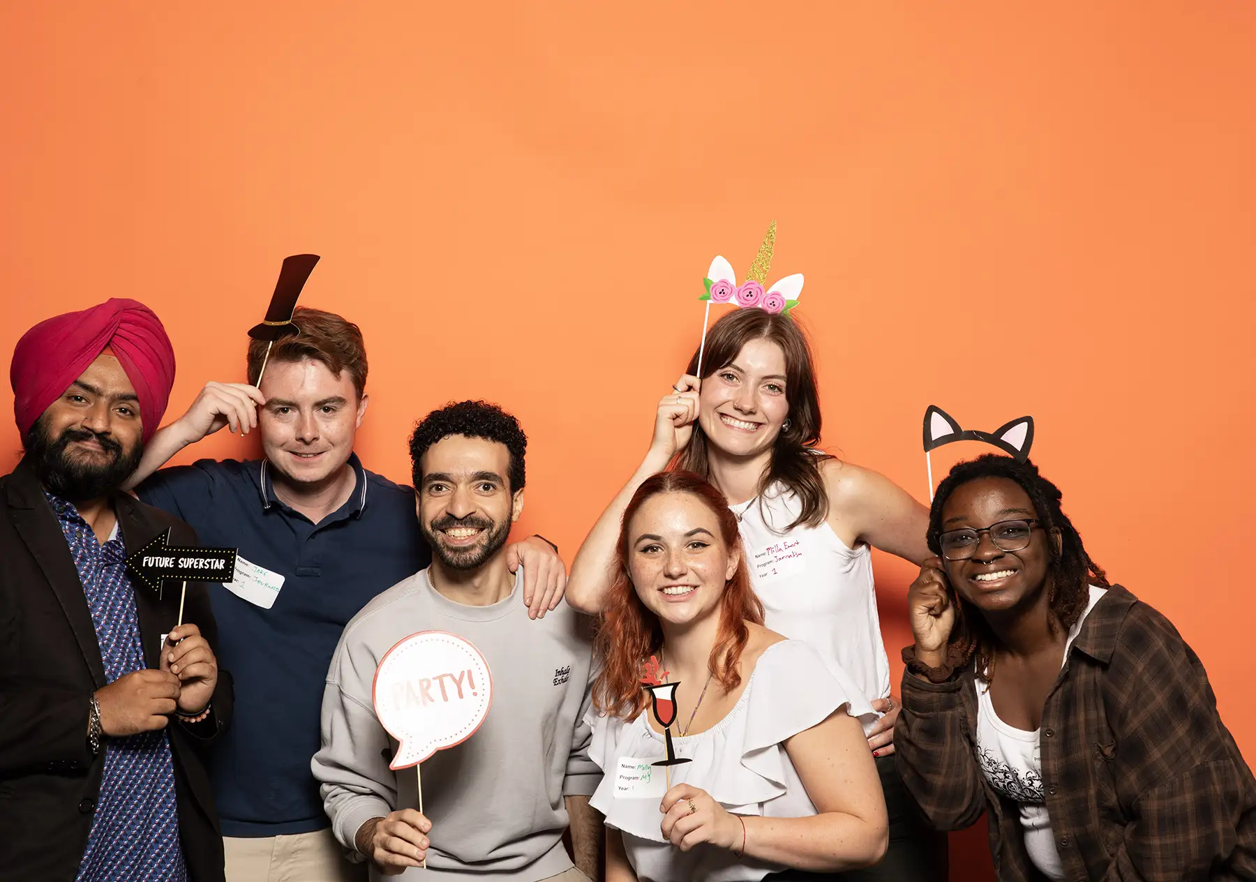 Images from the Orientation Social photobooth