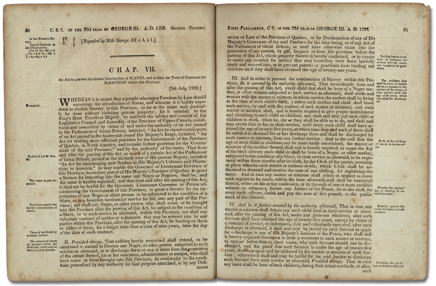 Digital copy of an original 1793 document