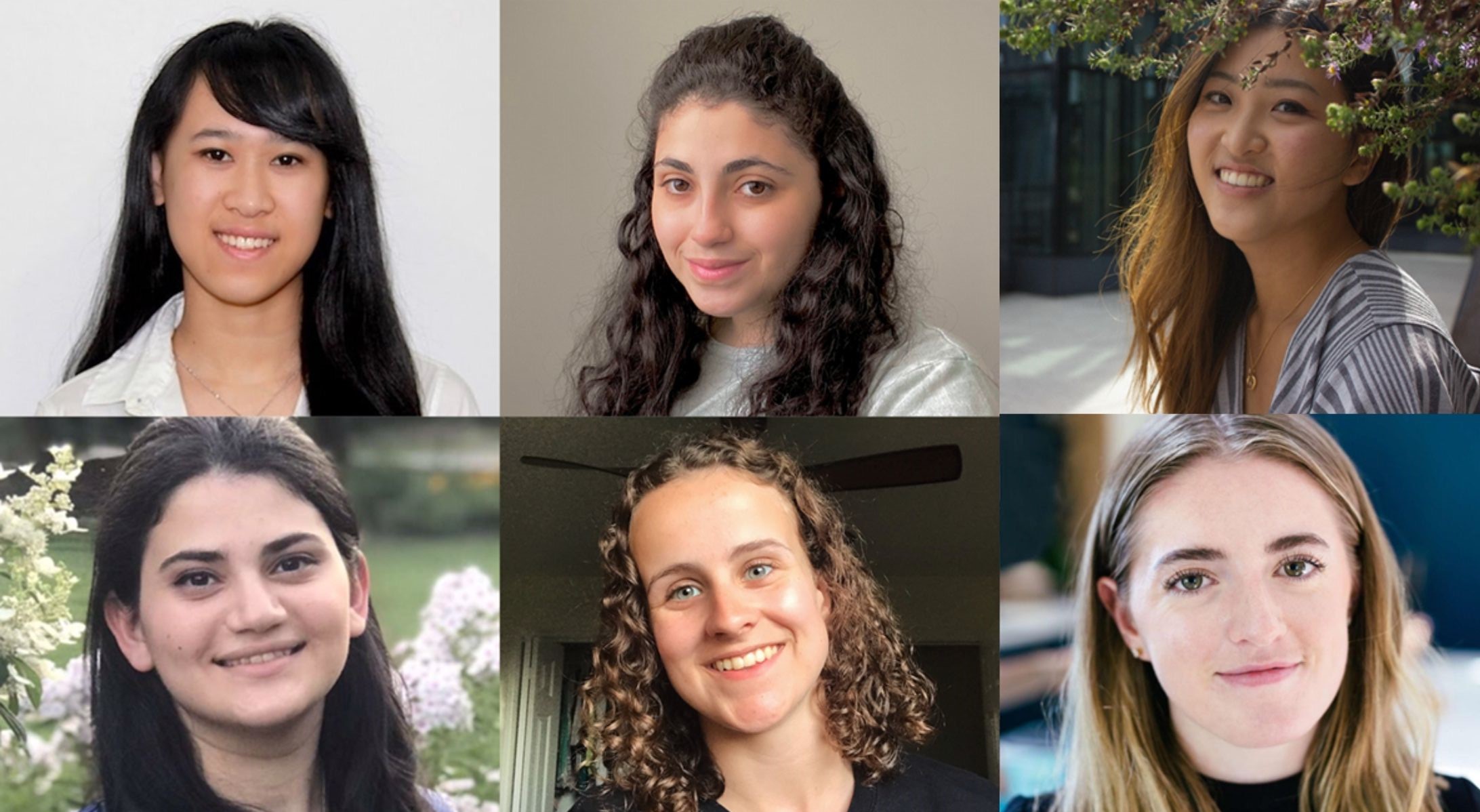 An image of six female GCM students