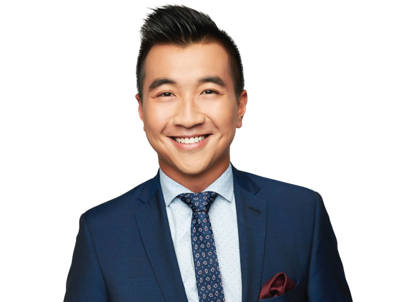 Portrait of journalist and professor Winston Sih