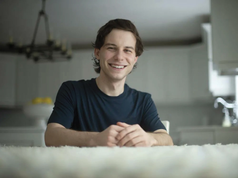 IMA Film alum Luke Villemaire smiles into the camera