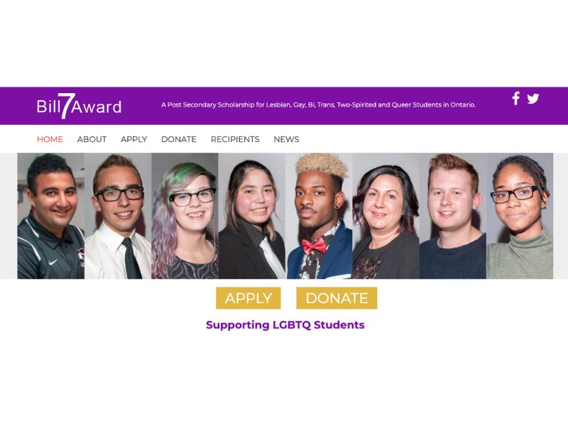 A screenshot of the homepage of a website, featuring the headshots of a group of people