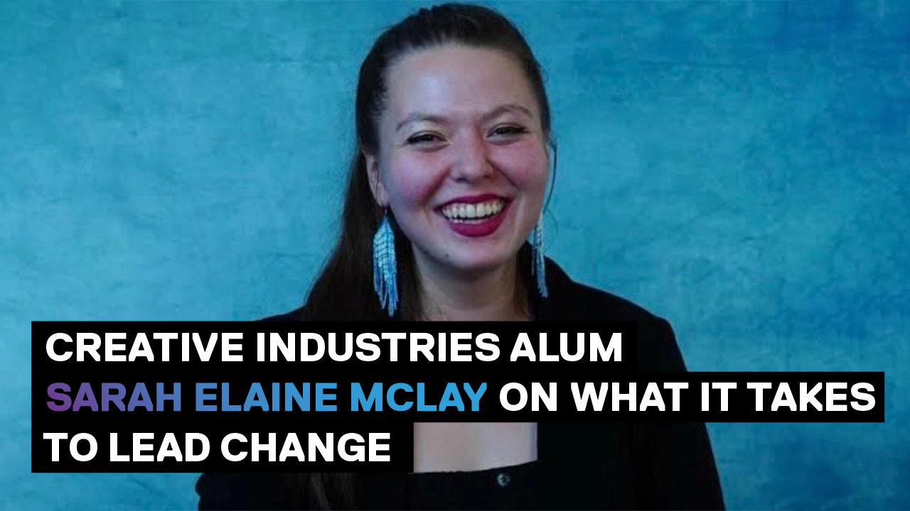 Creative Industries alumna, Sarah Elaine McLay