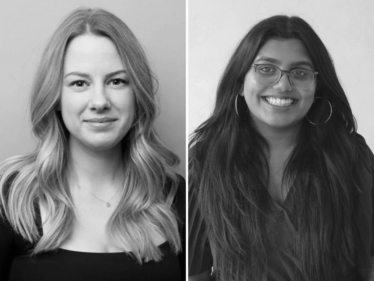 From left: Anna Oussenko & Bavisha Thavarajah