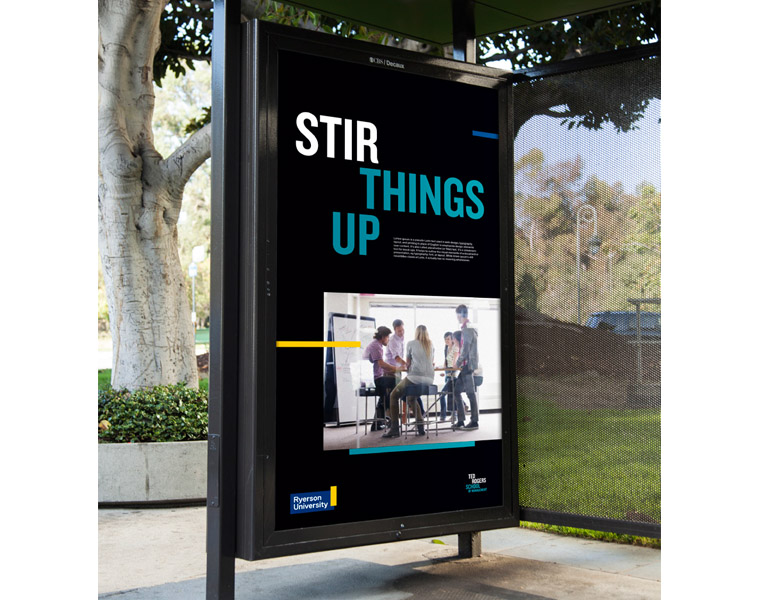 Example Advertising & Signage - Bus Stop Banner/Poster