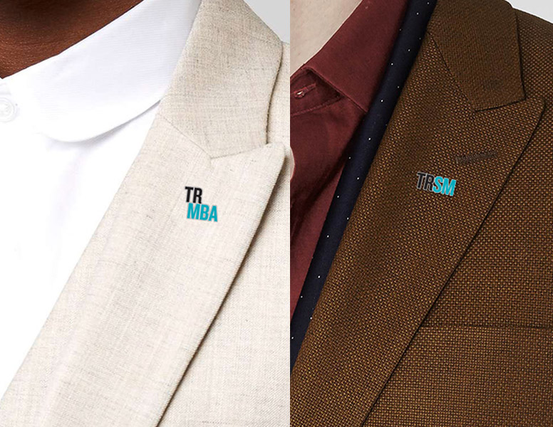 Example Collateral - Wordmark Pins