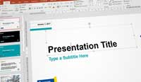A screen capture of a powerpoint template