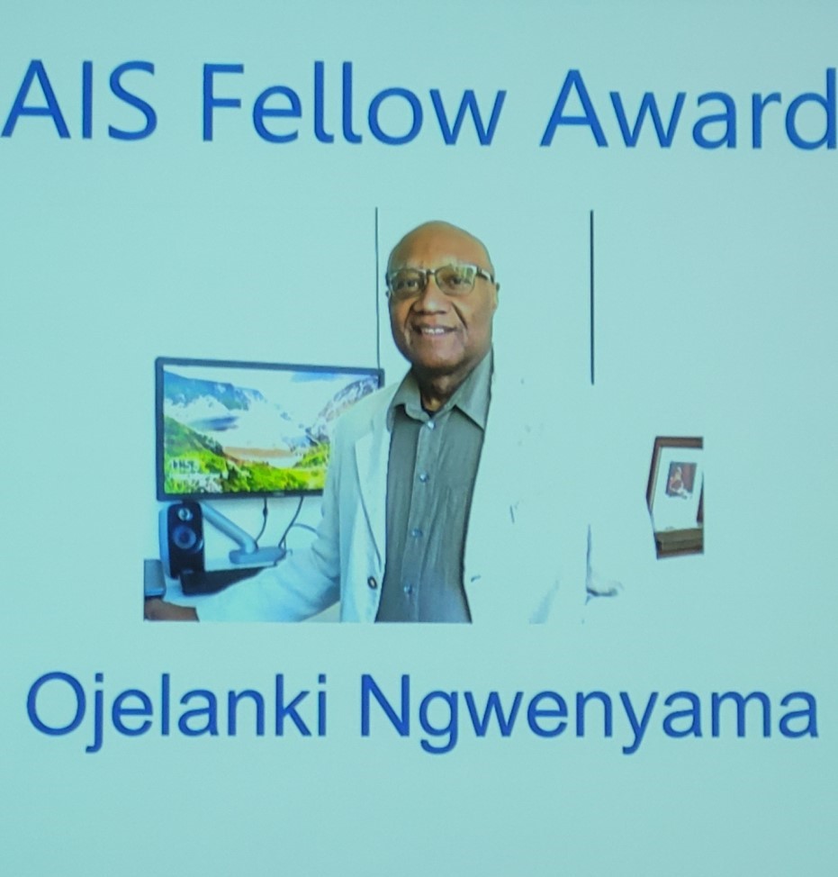 Ojelanki honored with AIS Fellow Award