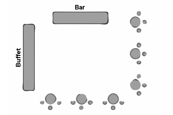 Reception layout