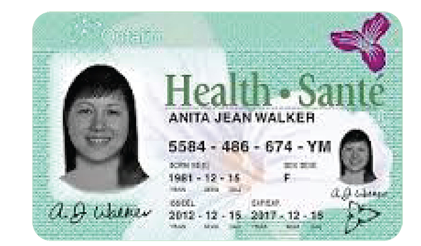 Ontario health card