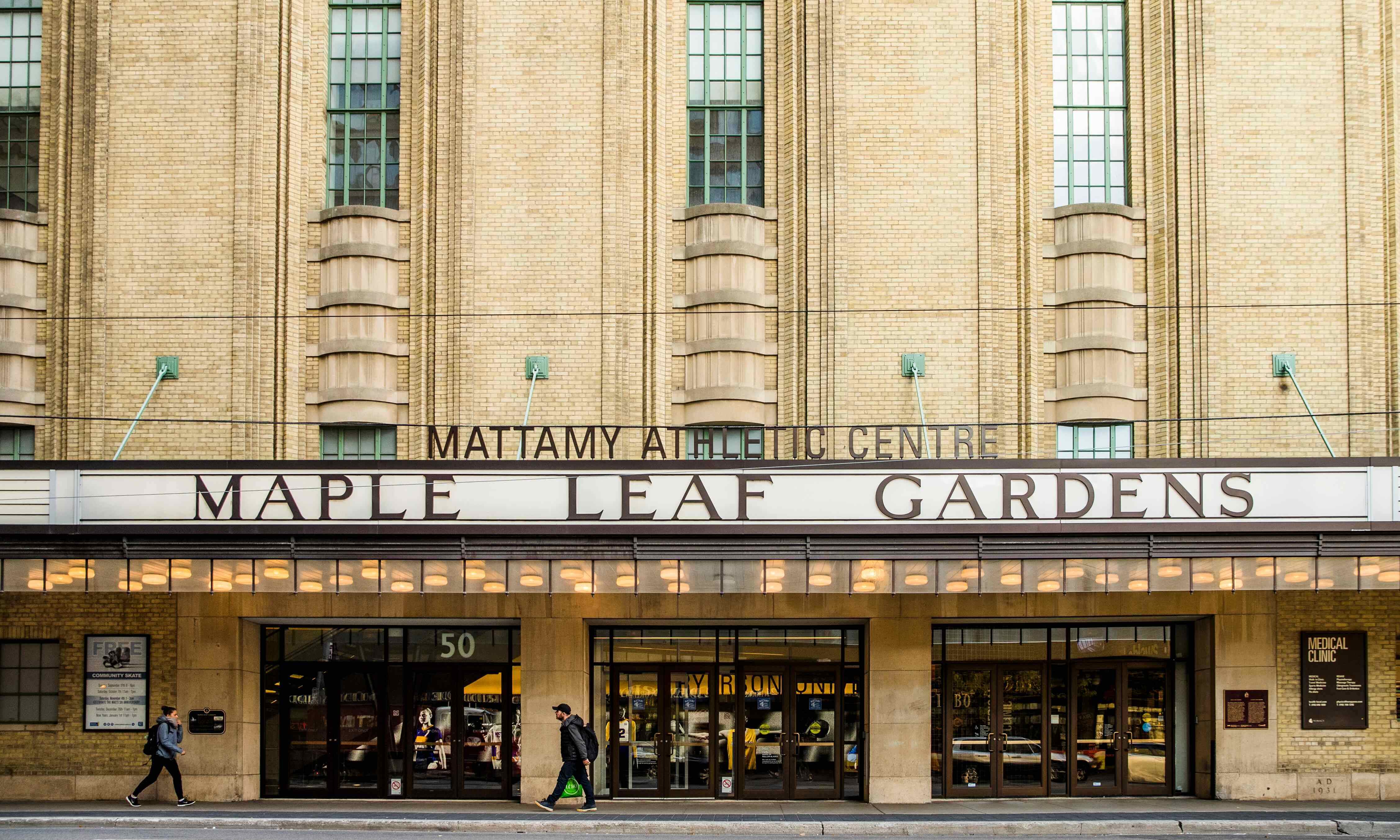 Street view of the Mattamy Athletic Centre