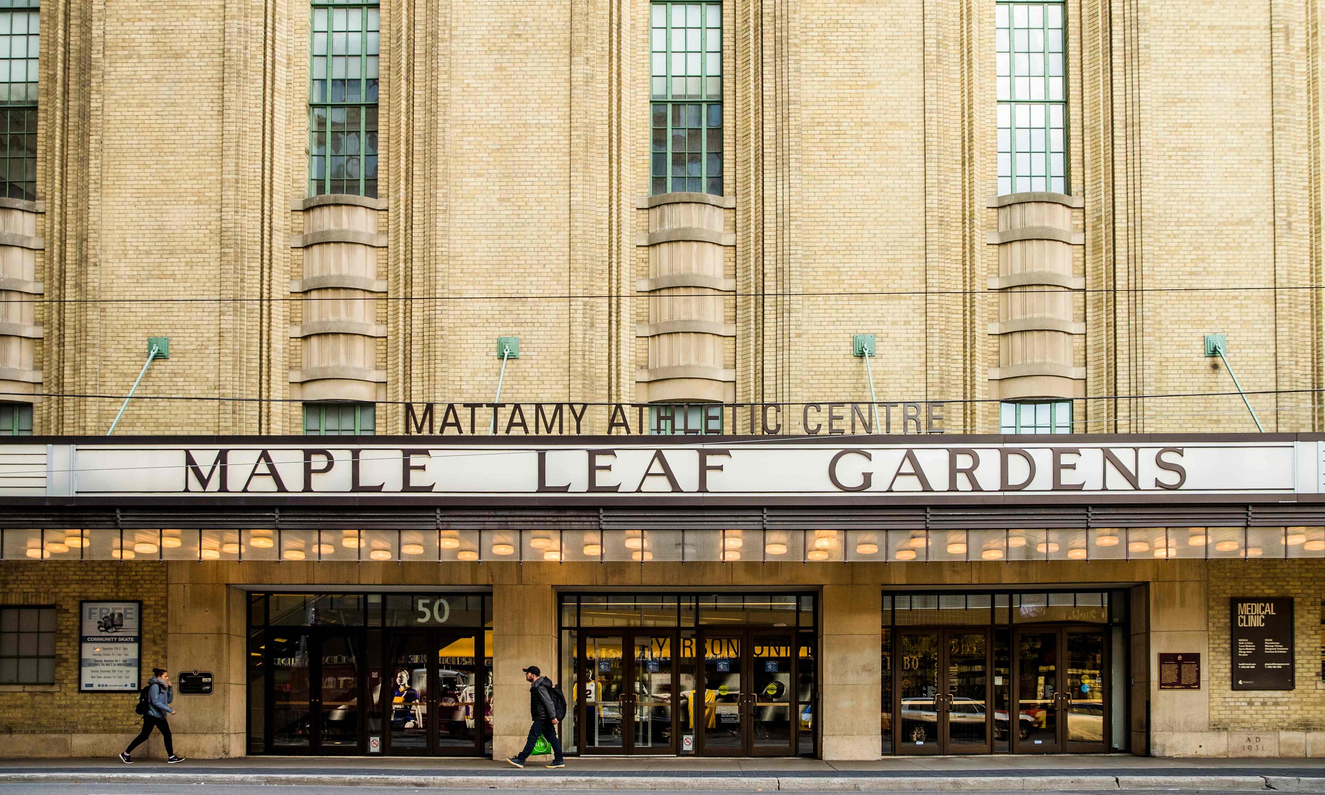 Street view of the Mattamy Athletic Centre