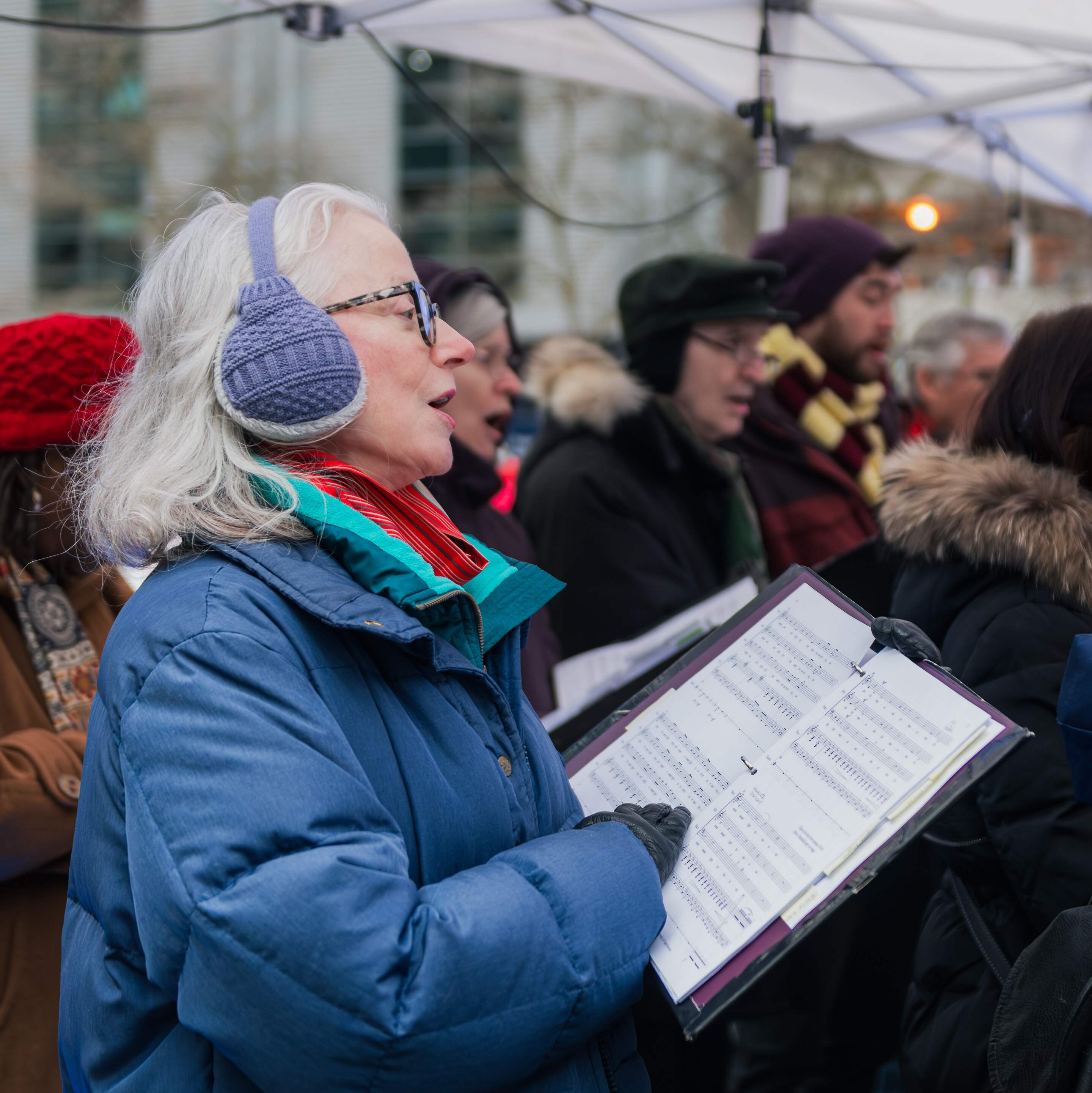 TMU Concert Choir singing.