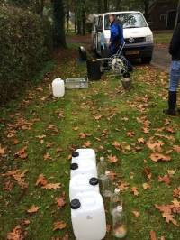 spencer doing field work