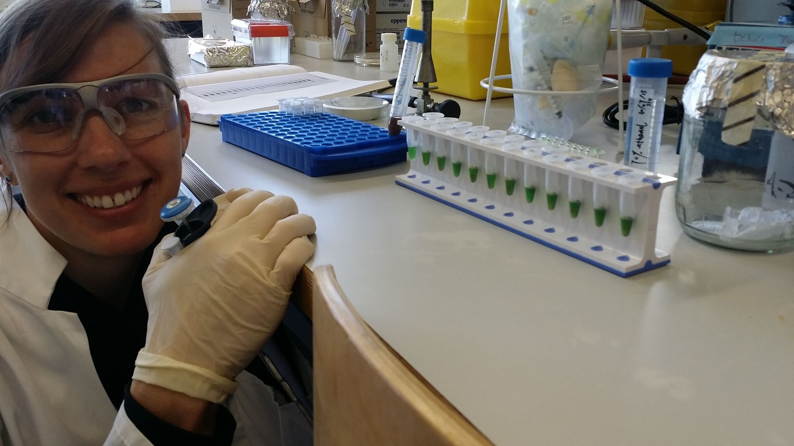 spencer's colleague in a lab