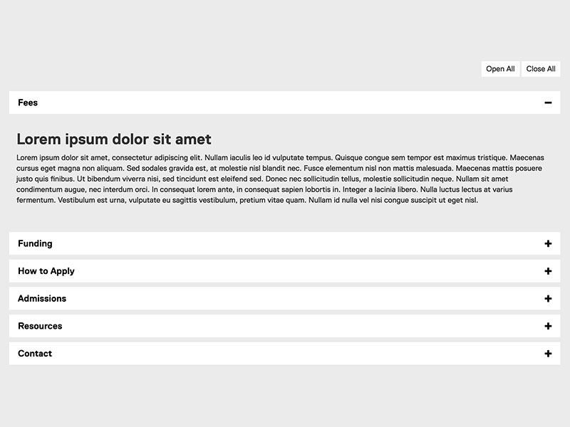 Accordion Component  Support Toronto Metropolitan University