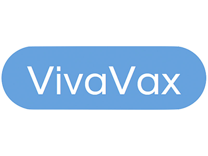 Vivavax logo with link to vivavax website