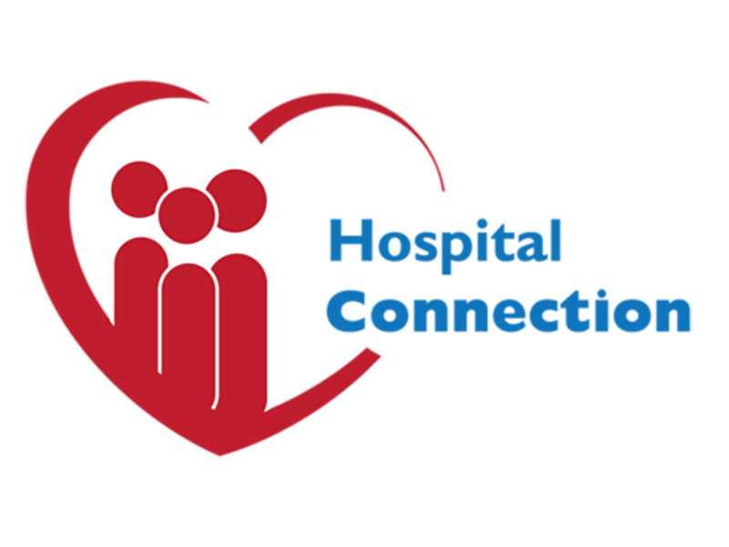 Hospital connection logo with link to hospital connection website