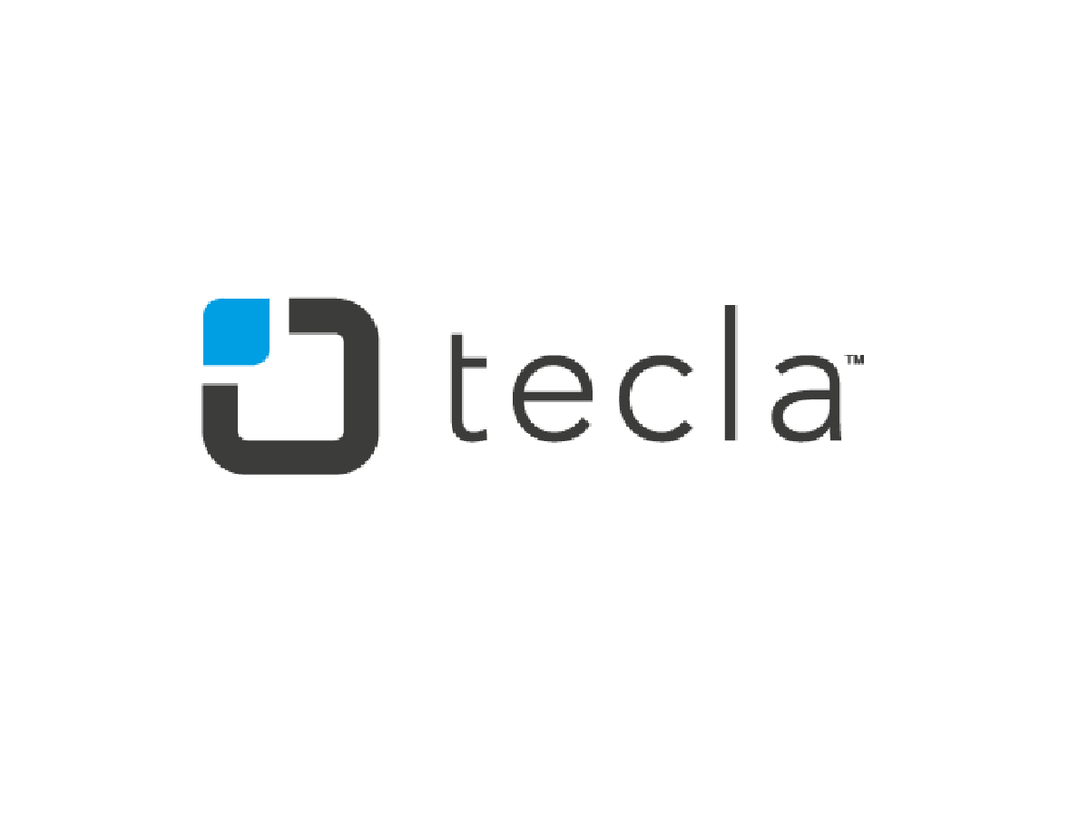 Tecla logo with link to tecla website