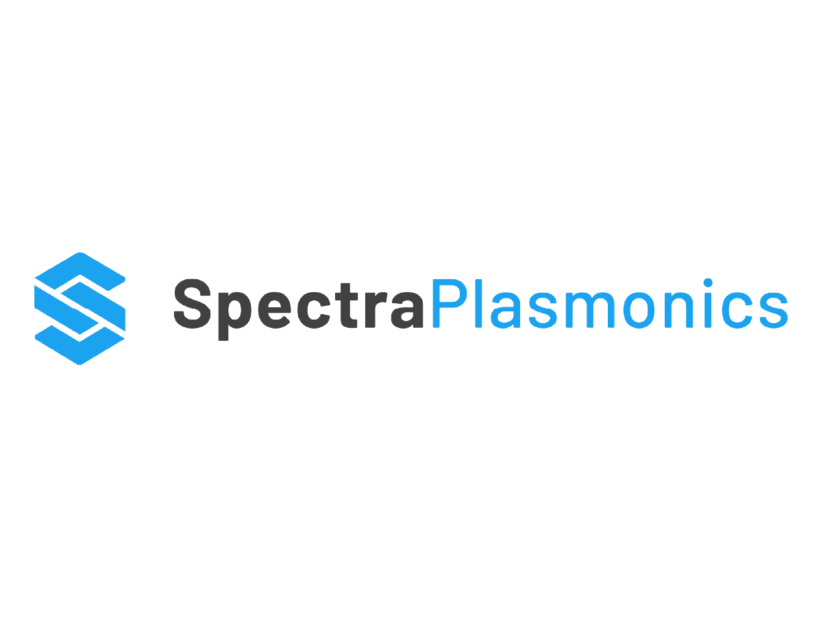 Spectra Plasmonics logo with link to spectra plasmonics website