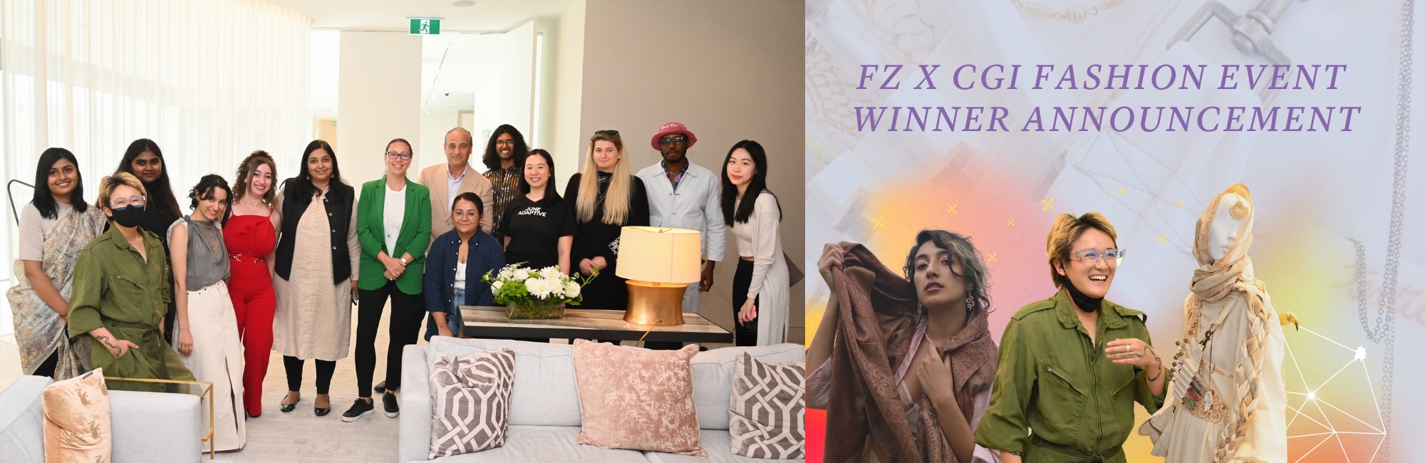 fashion contest website banner