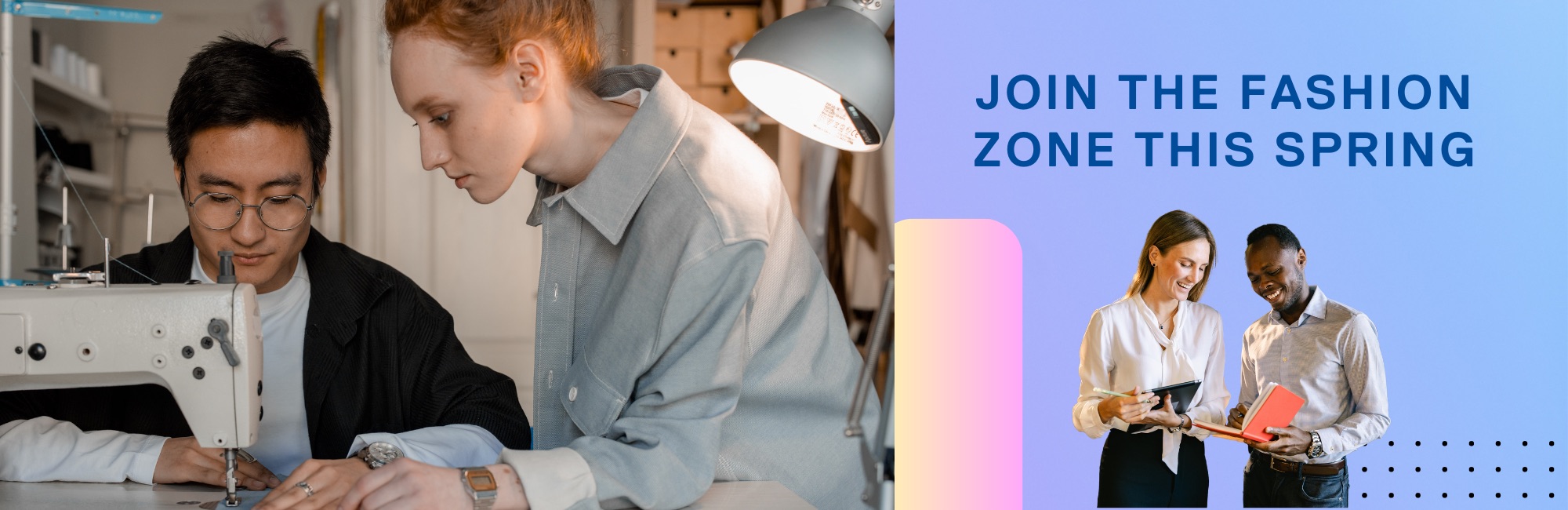 fashion zone intake website banner