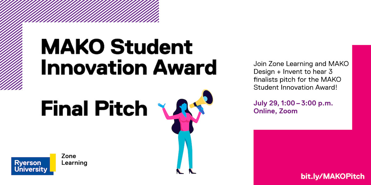 MAKO Student Innovation Award Final Pitch Poster