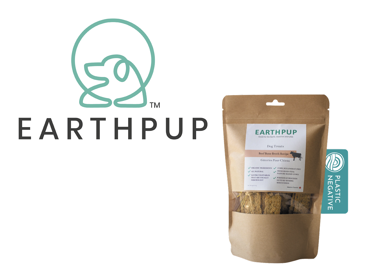 Earthpup logo and product