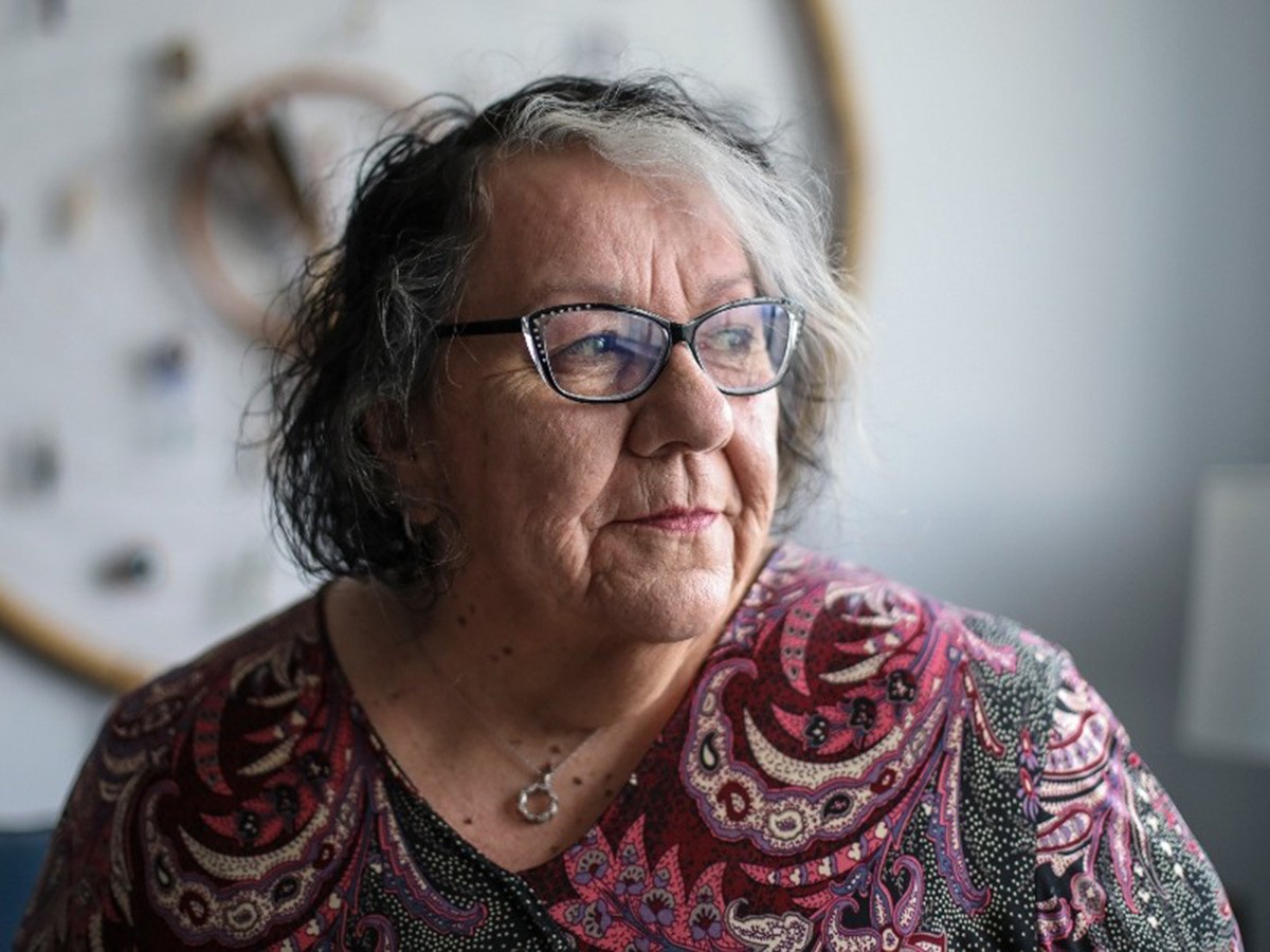 Joanne Okimawininew Dallaire  (iskwao/woman)